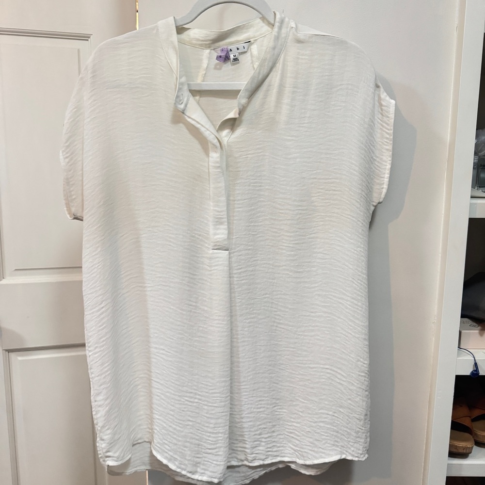 CAbi Women's off White Blouse